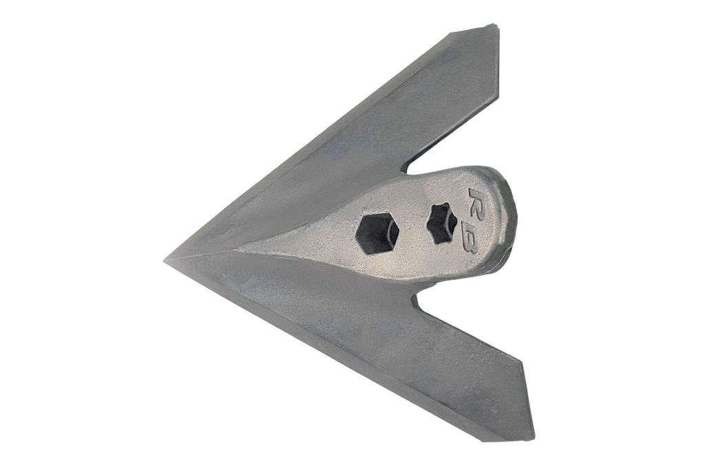 RB9IH 9" Ultimate Field Cultivator Sweep Richmond Brothers Equipment